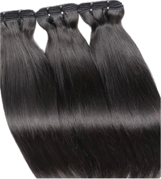 3 Raw Straight Bundles